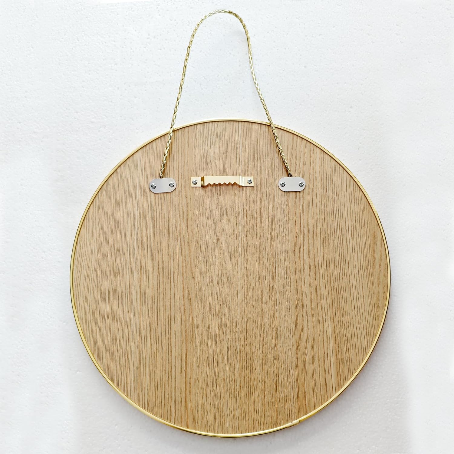 Funerom Black Round Wall Mirror 12.6 Inches Circle Mirror Bathroom Mirrors - Image 7