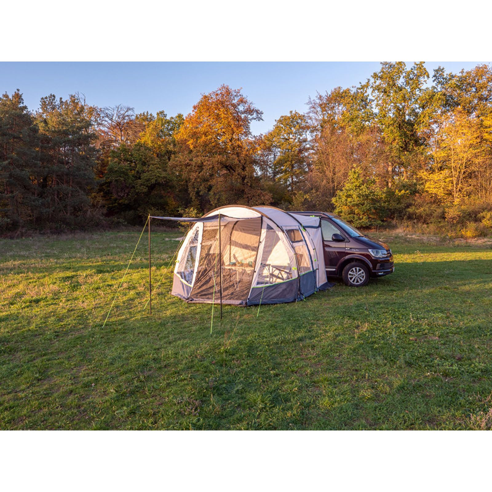 slot voor tent Tour Easy 4 voortent, tunneltent campingbus met slot, 300 x 270 cm, bus-voortent Sport & outdoor BITTE WÄHLEN:EU 38 Sommerlicher Musselin-Schlafsack für Babys, winter-camping-offers-22 How does it set