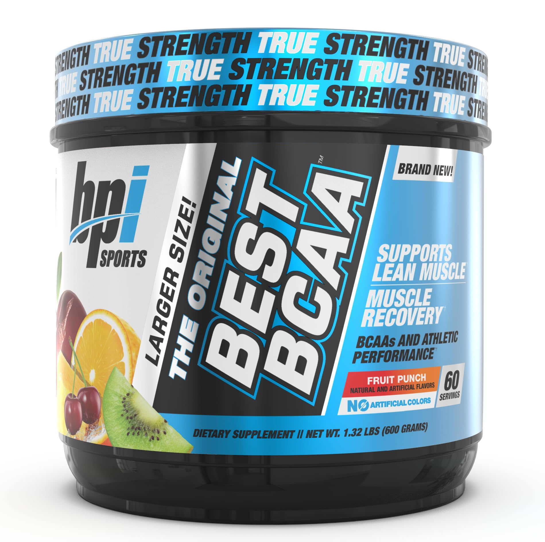 Best BCAA - BCAA Powder - Branched Chain Amino Acids - Muscle Recovery - Muscle Protein Synthesis - Lean Muscle - Improved Performance – Hydration – Fruit Punch - 60 Servings - 1.32 Pound