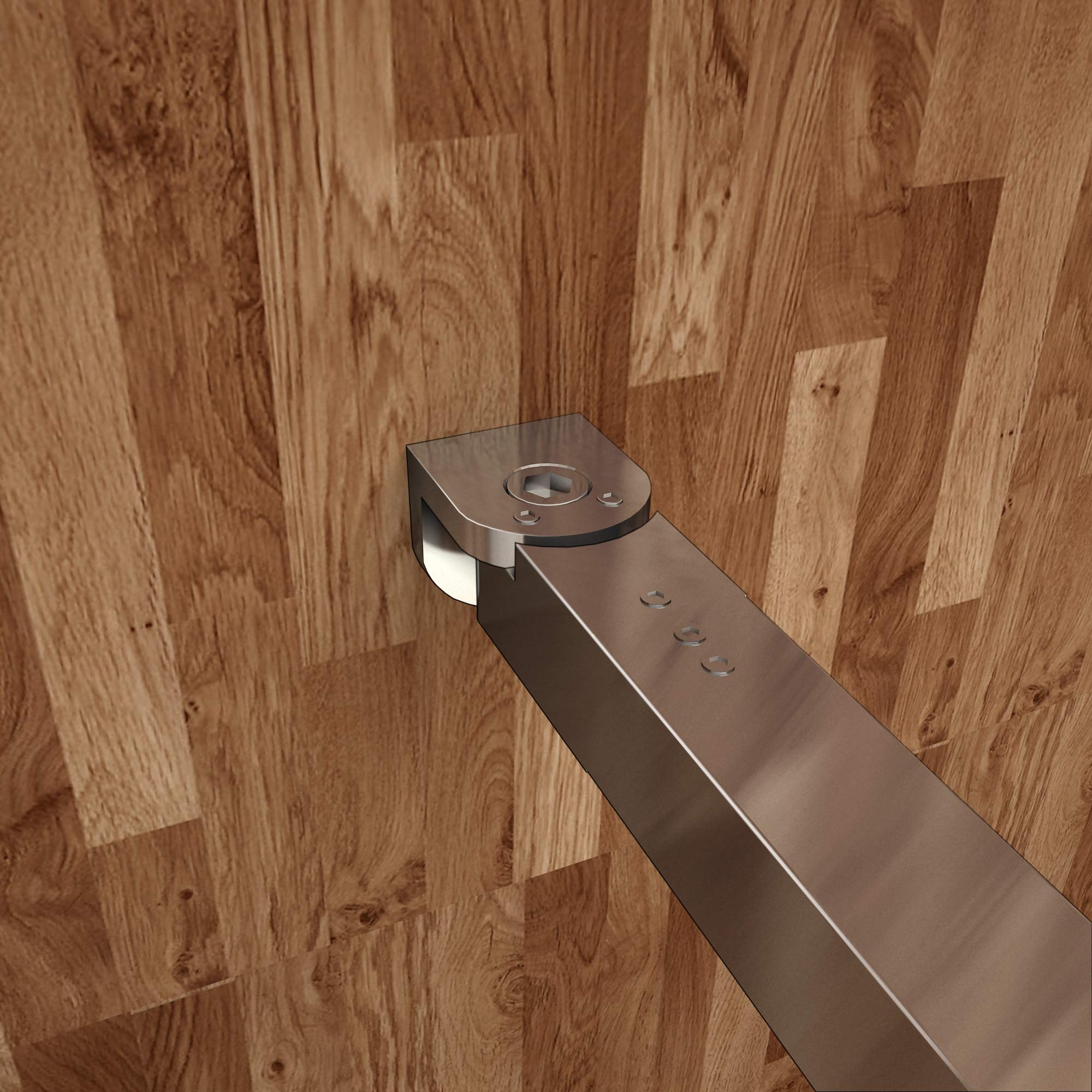 Barra Per Box Doccia Fissa Bagno 73-120cm adatta Per Vetro 6-10mm | Parete Alluminio Cromato Lucido, Barra Stabilizzatrice, regolabile, Lunghezza adatta