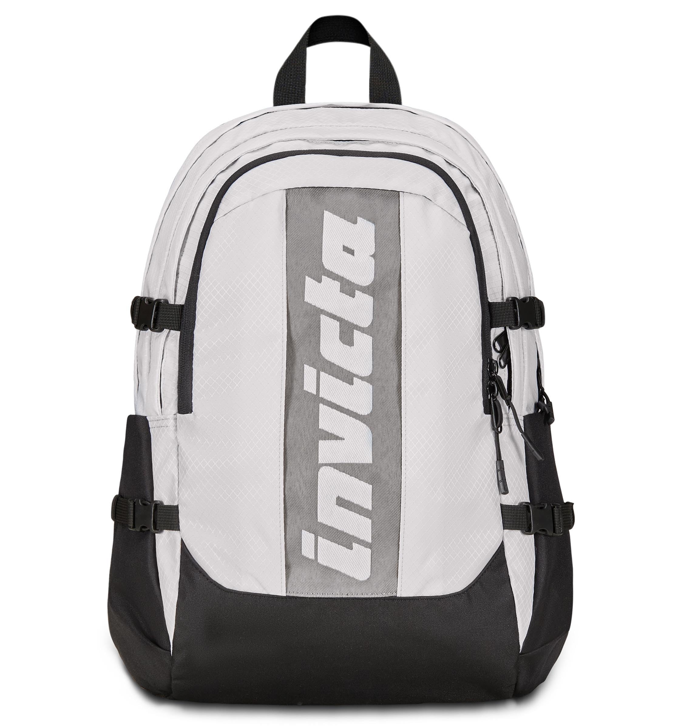 Invicta Act Plus Schulranzen, Tagesrucksack mit Laptopfach, Trinkflaschenfach, Organisationsfach, Brust- und Beckengurt, Kompressionsriemen, Schule, Sport, Freizeit - Mädchen Jungen