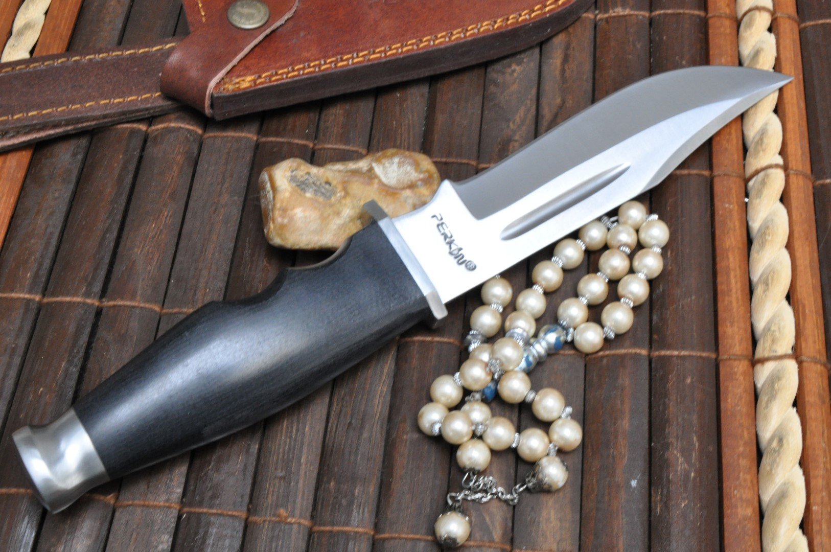 Jagdmesser fijo con Lederscheide Gürtelmesser