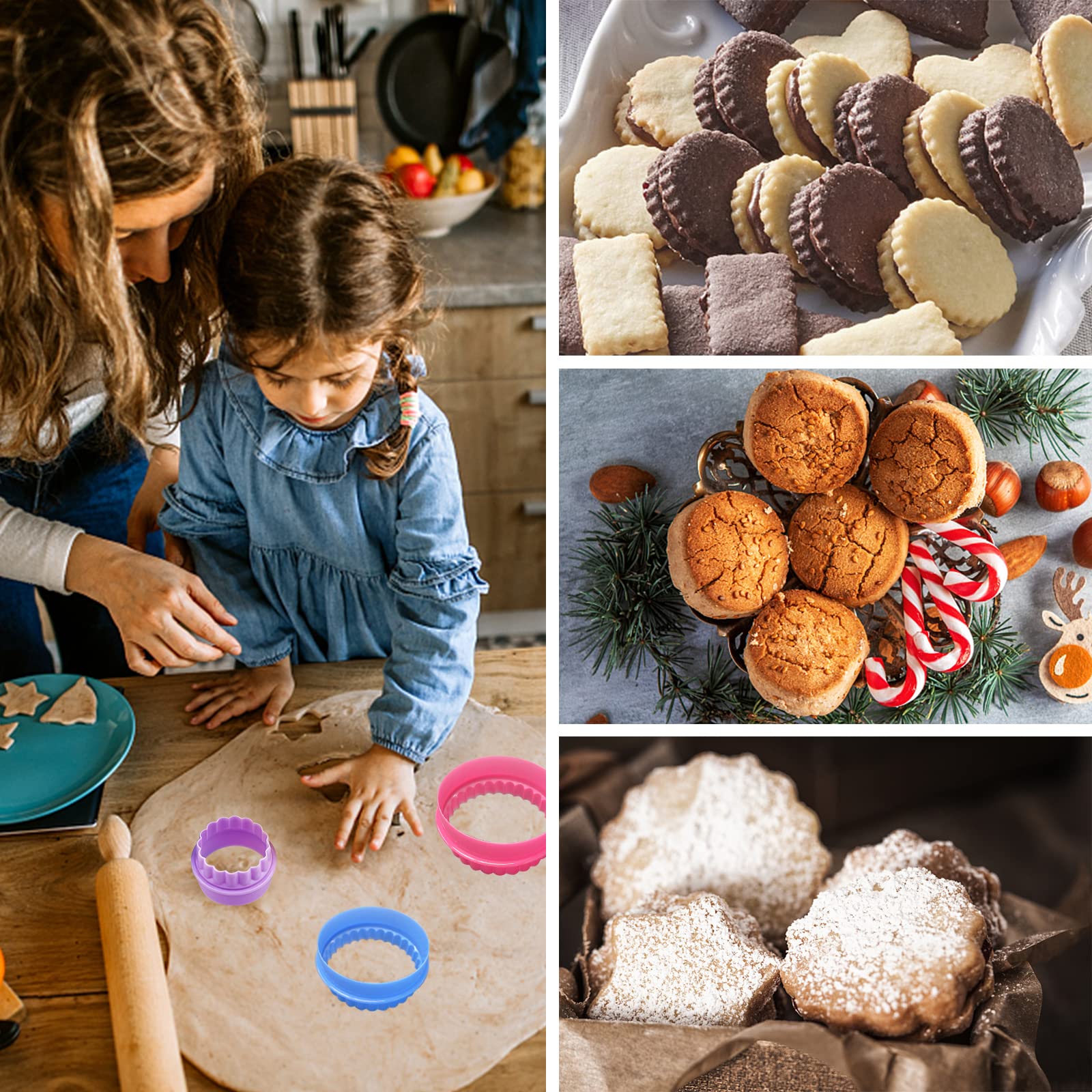 6 Runde Ausstechformen Aus Edelstahl – 5,1–15,2 Cm, BPA-frei, Für Kekse & Fondant