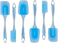 Vista 1 de Set de Espátula de silicona WiltonEasy Flex de 3piezas, Paquete de 2, Azul