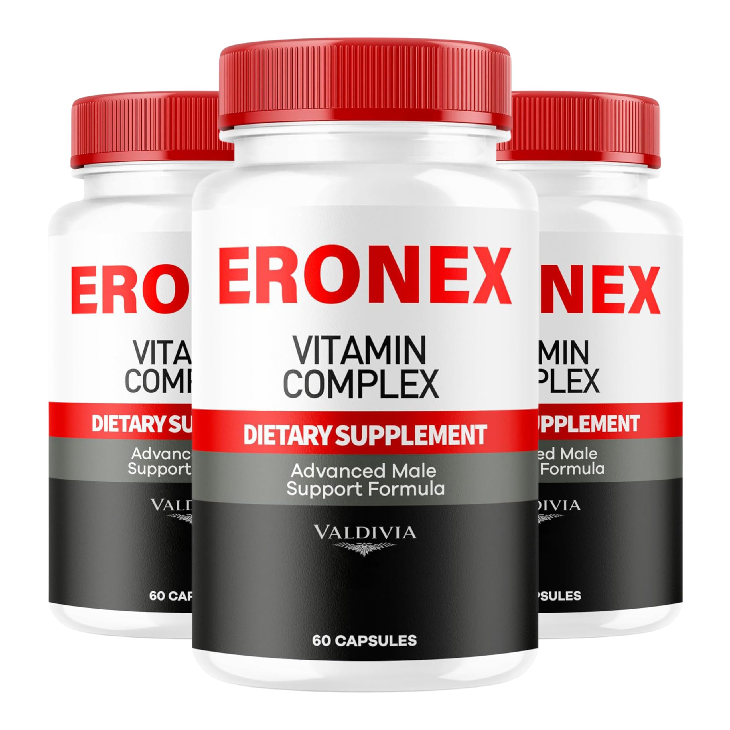 Valdivia Eronex Vitamin Complex Capsules, Official Advanced Formula Capsulas, Eronex All-Natural Support Pills, Eronex Pastillas Reviews, 180 Capsules for 3 Months