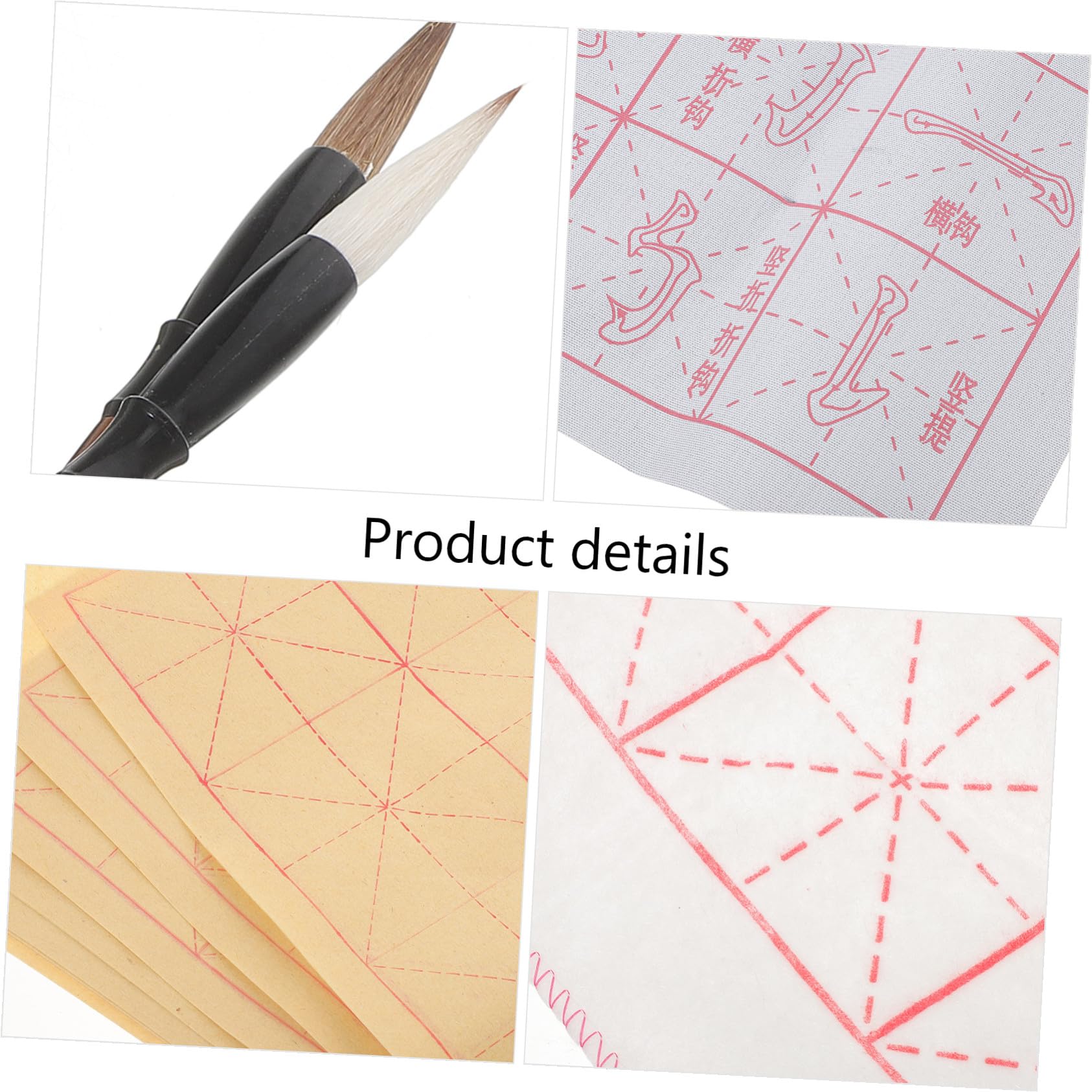VILLCASE Kit de Calligraphie 1 Set Tapis en Tissu Papier Absorbant pour Débutants