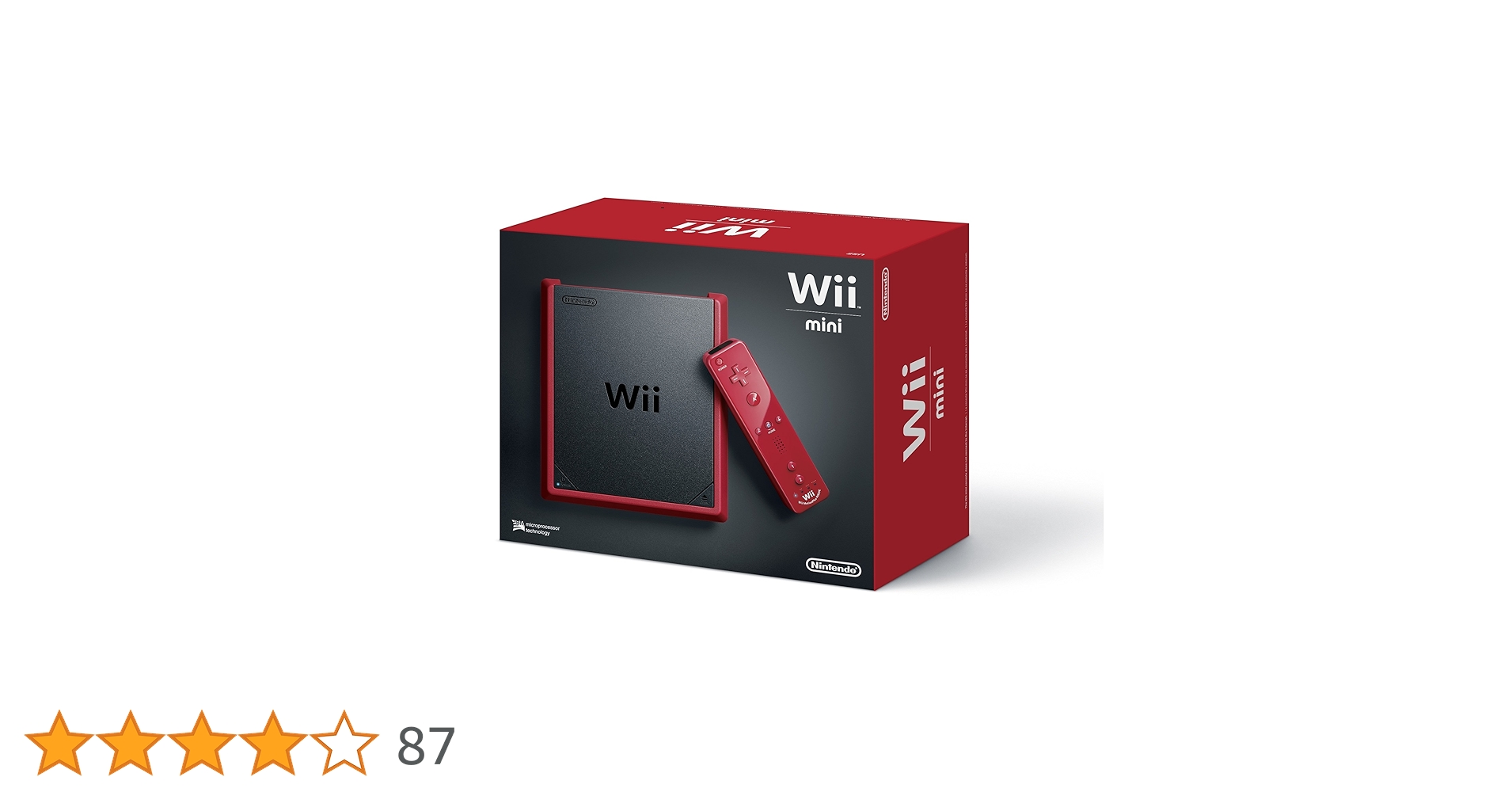 Nintendo Red Mini Wii Console - Compact and Versatile Gaming
