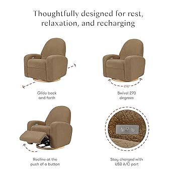 Amazon.com: Babyletto Nami Electronic Power Recliner and