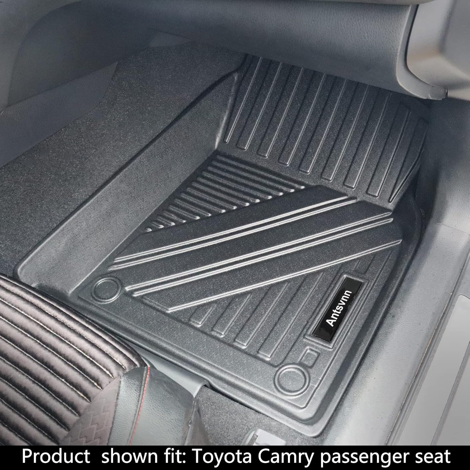 Floor Mats Cargo Mats fit for Toyota Camry 2018 2019 2021 2022 2023 2024 2025 All Weather 2 Row and Cargo Liner Rubber Floor Liners for Toyota Camry Accessories(FWD Only Models Only) (No Hybrid)