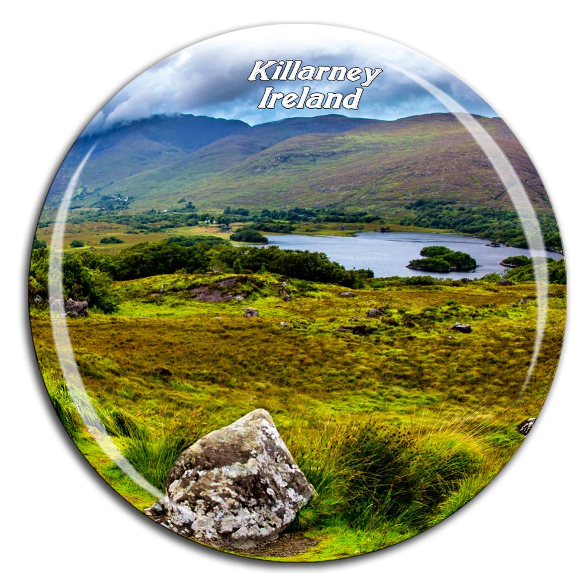 Weekino Killarney National Park Ireland Fridge Magnet 3D Crystal Glass Tourist City Travel Souvenir Collection Gift Strong Refrigerator Sticker