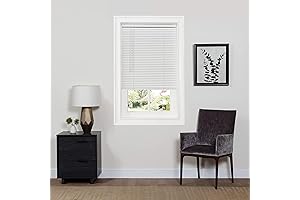 Cordless Room Darkening Mini Blinds for Living Room Windows