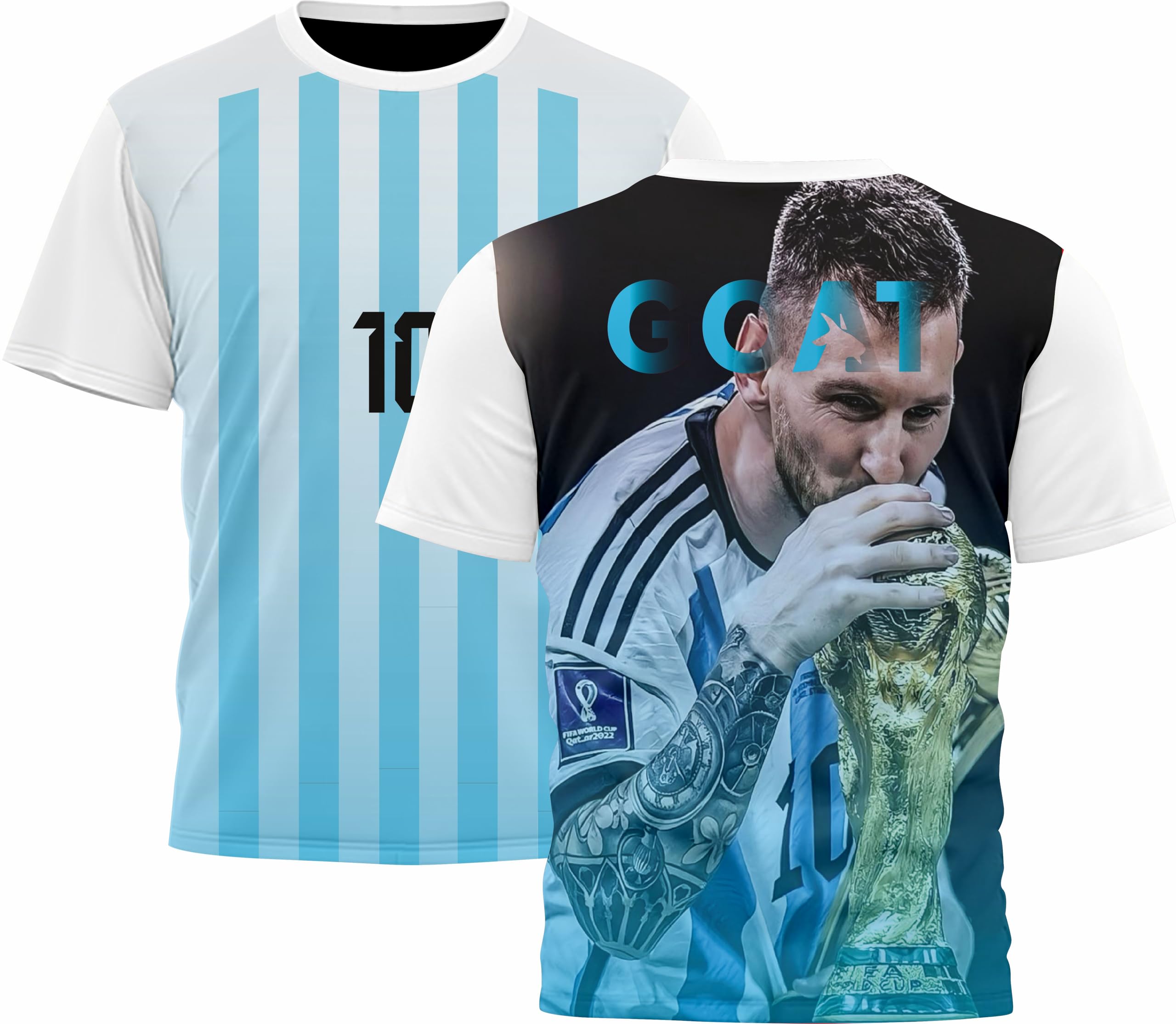 Lionel Messi Jersey Goat Edition Number 10 Jersey Football Jerseys for Men's-picture-11