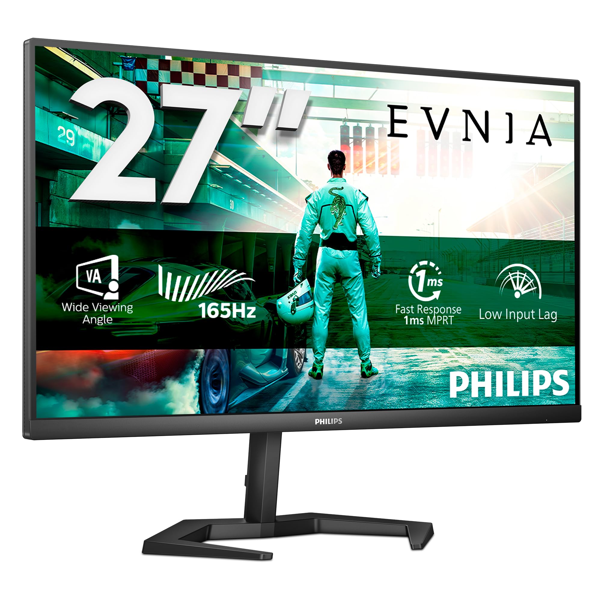 Philips Gaming 27M1N3200ZA - 27 inch FHD Monitor, 165Hz, IPS 1ms
