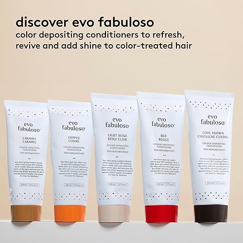 Miniatura 6 de EVO Fabuloso - Tratamiento para aumentar el color - Acondicionador de cuidado del color para cabello teñido - Tratamiento nutritivo para cabello