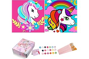 Paint by Numbers for Kids Unicorn: Creative Canvas Art for Kids Age 4-8