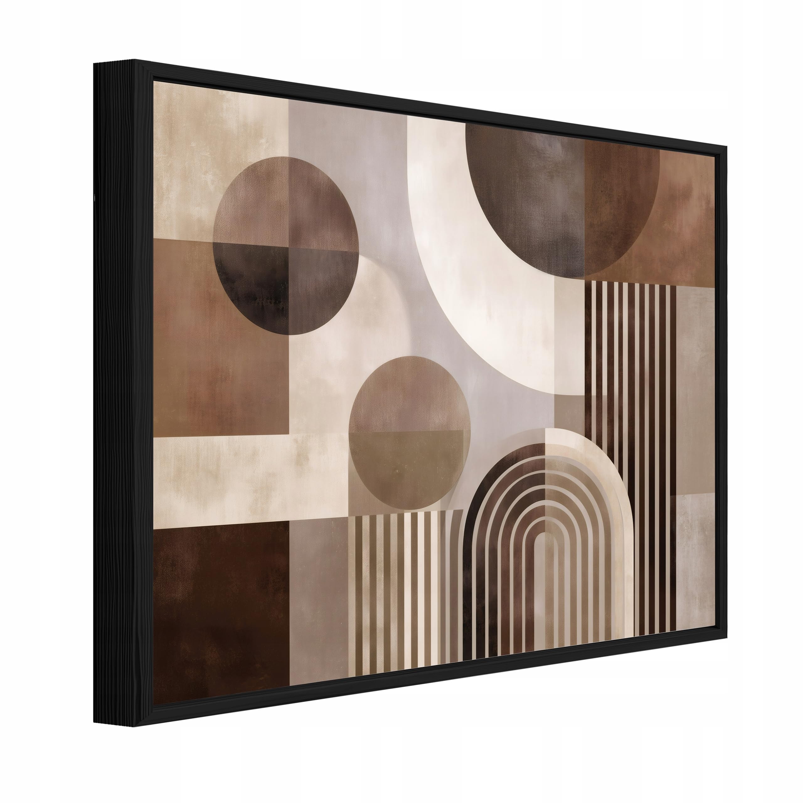 WallArena Leinwand Bilder mit Rahmen 120 x 80 cm | Abstrakt, Leinwandbilder, Bild auf Leinwand, Wandbild XXL groß, Wandbilder für Wohnzimmer Schlafzimmer Modern