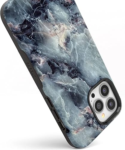 Vista 4 de Casely iPhone 13 Pro Case Compatible with MagSafe Blue Marble Case
