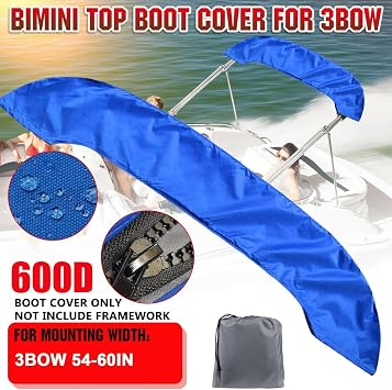 Bimini Top Boot Cover | 3-4 Bow Bimini Top Boat Cover