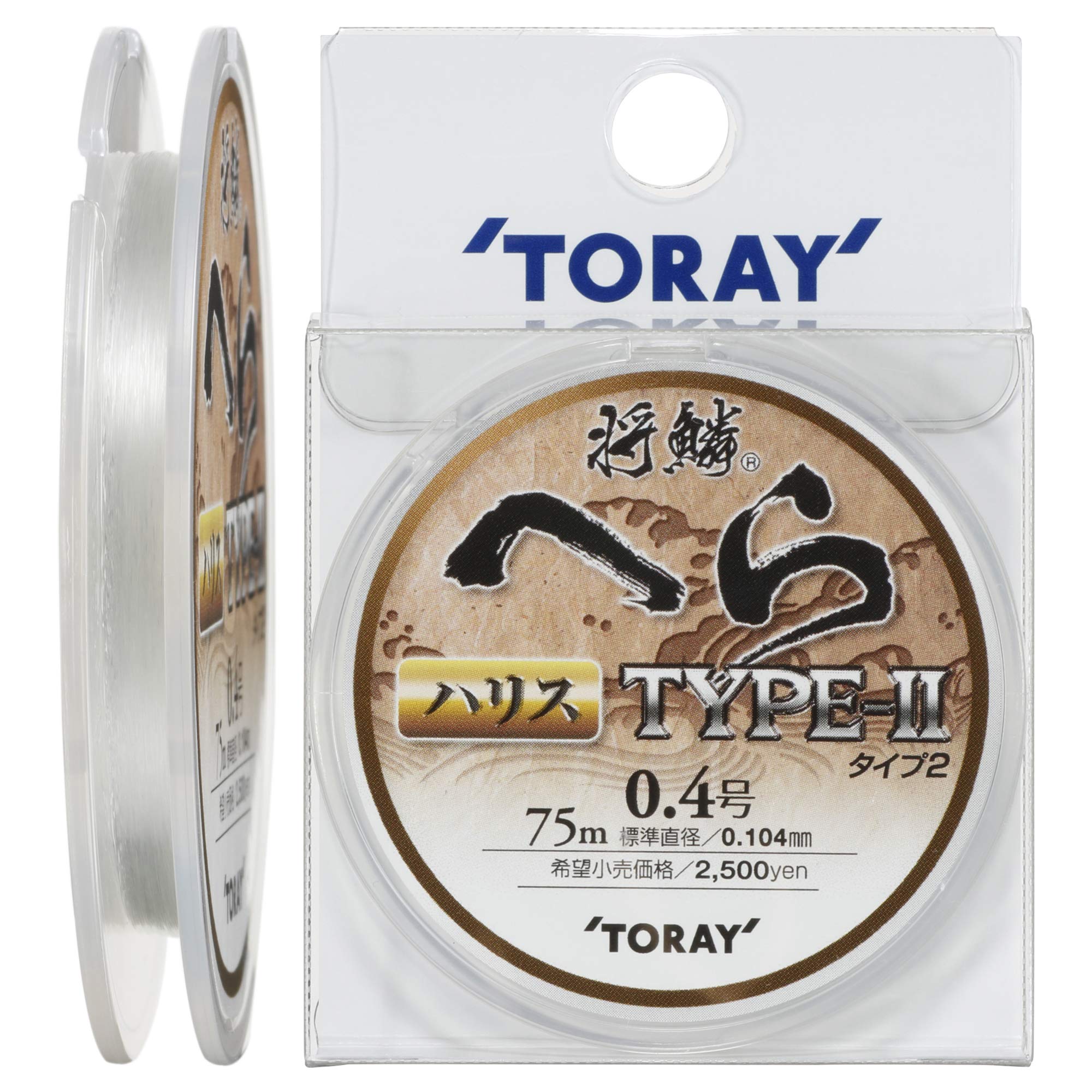 Toray Harris Shouzu Spatula, Type 2, Harris Nylon, 26.5 ft (75 m), Natural No. 0.4