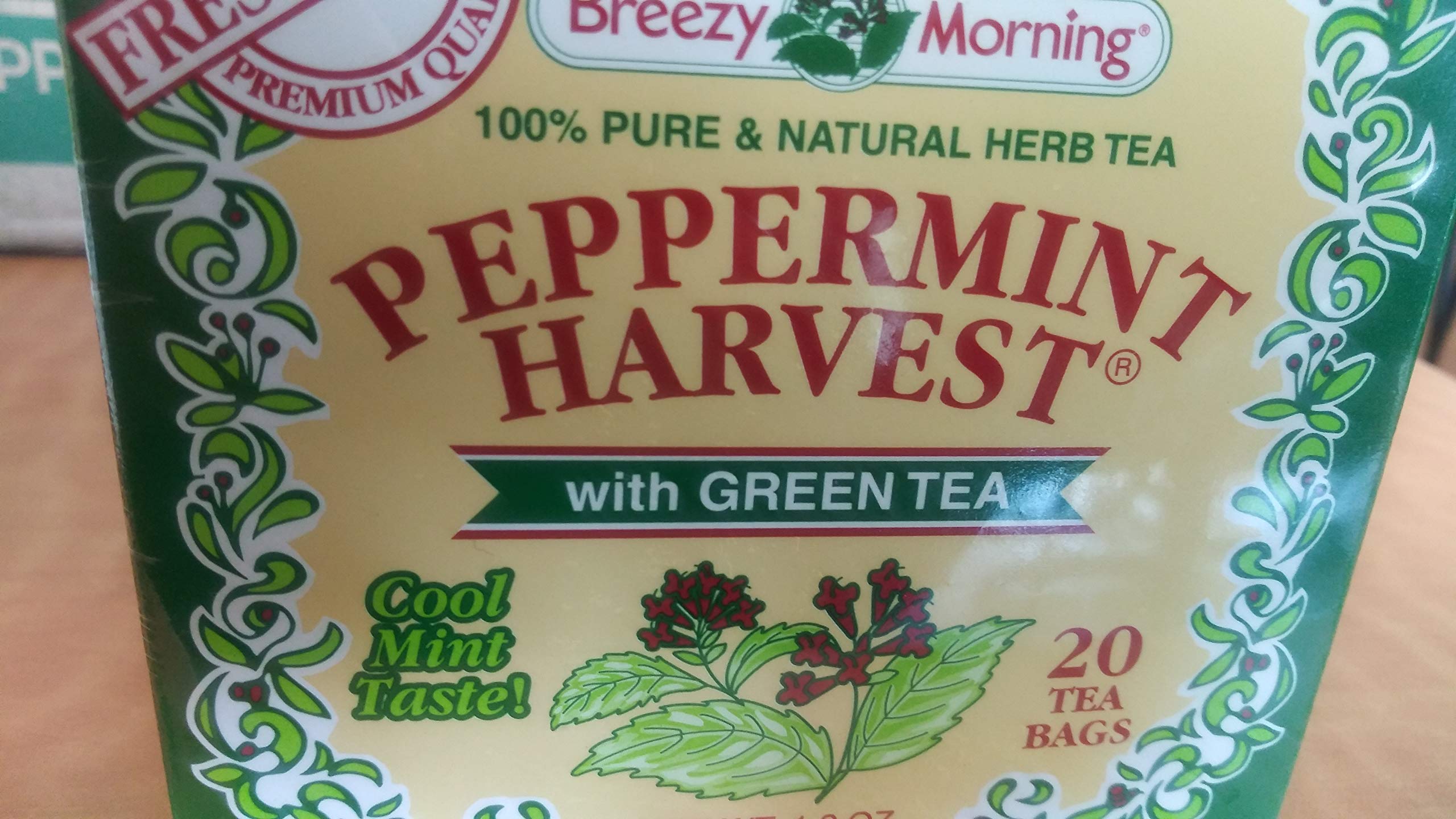 Peppermint Harvest with Green Tea (20 tea bags) 1.2oz