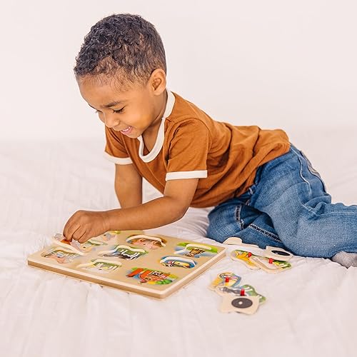 Miniatura 2 de Rompecabezas de granja con sonido de Melissa  Doug rompecabezas Farm Sound Puzzle Multicolor