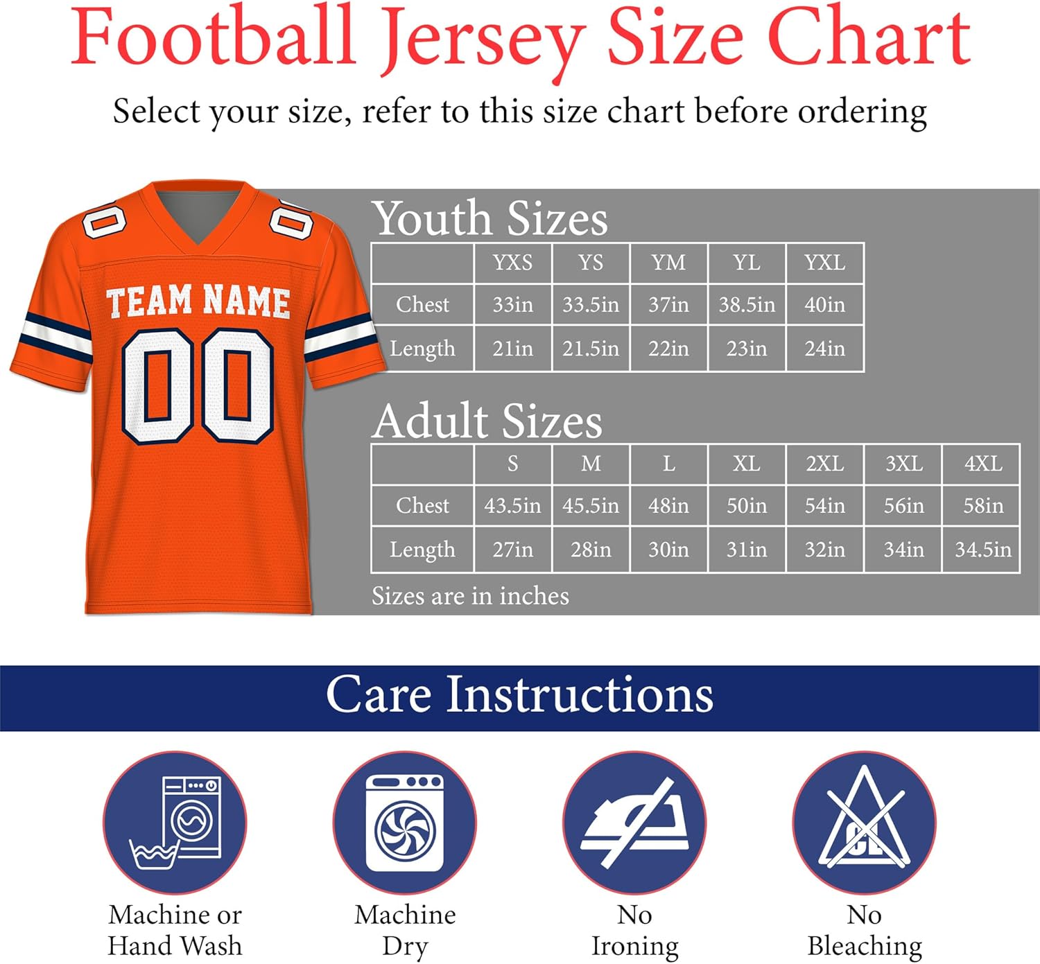 Personalized Football Jersey for Men and Women | Classic Replica | Personalized Name, Number, and Team Color - Image 4