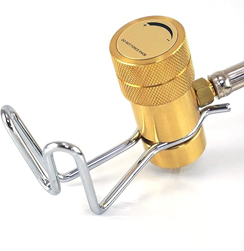 Miniatura 9 de BLUEFIRE HZ-8388B - Antorcha de soldadura de gas con manguera de 3 pies con clip práctico y botella MAPP, mango de llama súper remolino, cabezal de