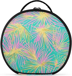 Tropical Palm Tree Blush and Gold Leaves Cosm...