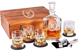 Froolu Custom Whiskey Decanter Set: A Premium Personalized Gift for Men