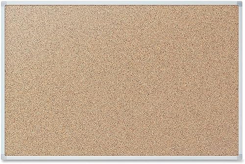 Miniatura 2 de Mead 85366 Tablero de corcho, 3 pies x 2 pies, marco de roble