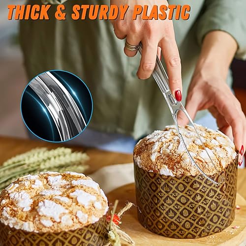 Vista 10 de 360 piezas de plástico Silver Ware resistente, 120 tenedores, 120 cucharas, 120 cuchillos, cubiertos desechables resistentes al calor y sin BPA