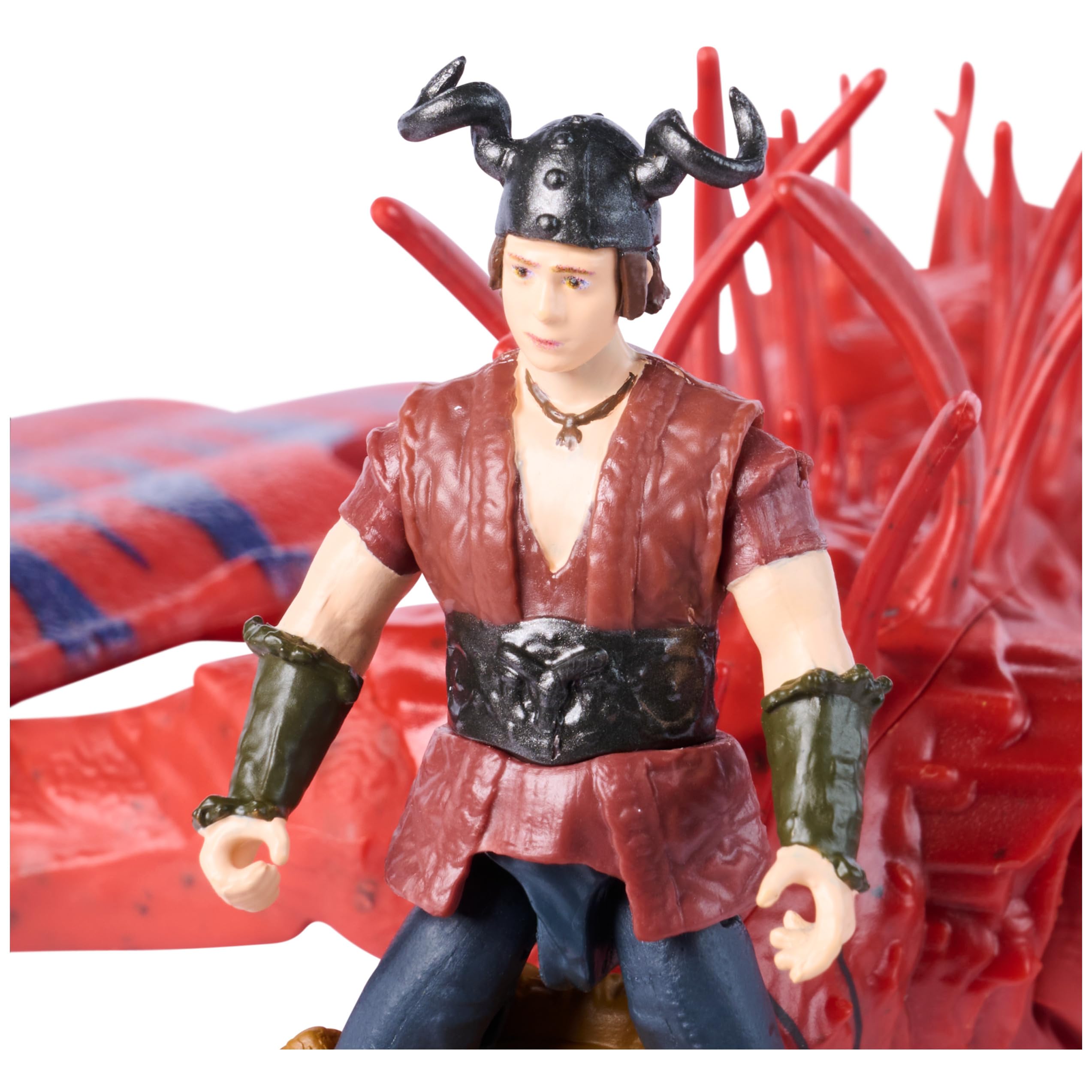 Dragons DreamWorks Dragon Trainer, Monstrous Nightmare e Snotlout, Action Figure del Duo Vichingo, Giocattoli per Bambini dai 4 Anni in su
