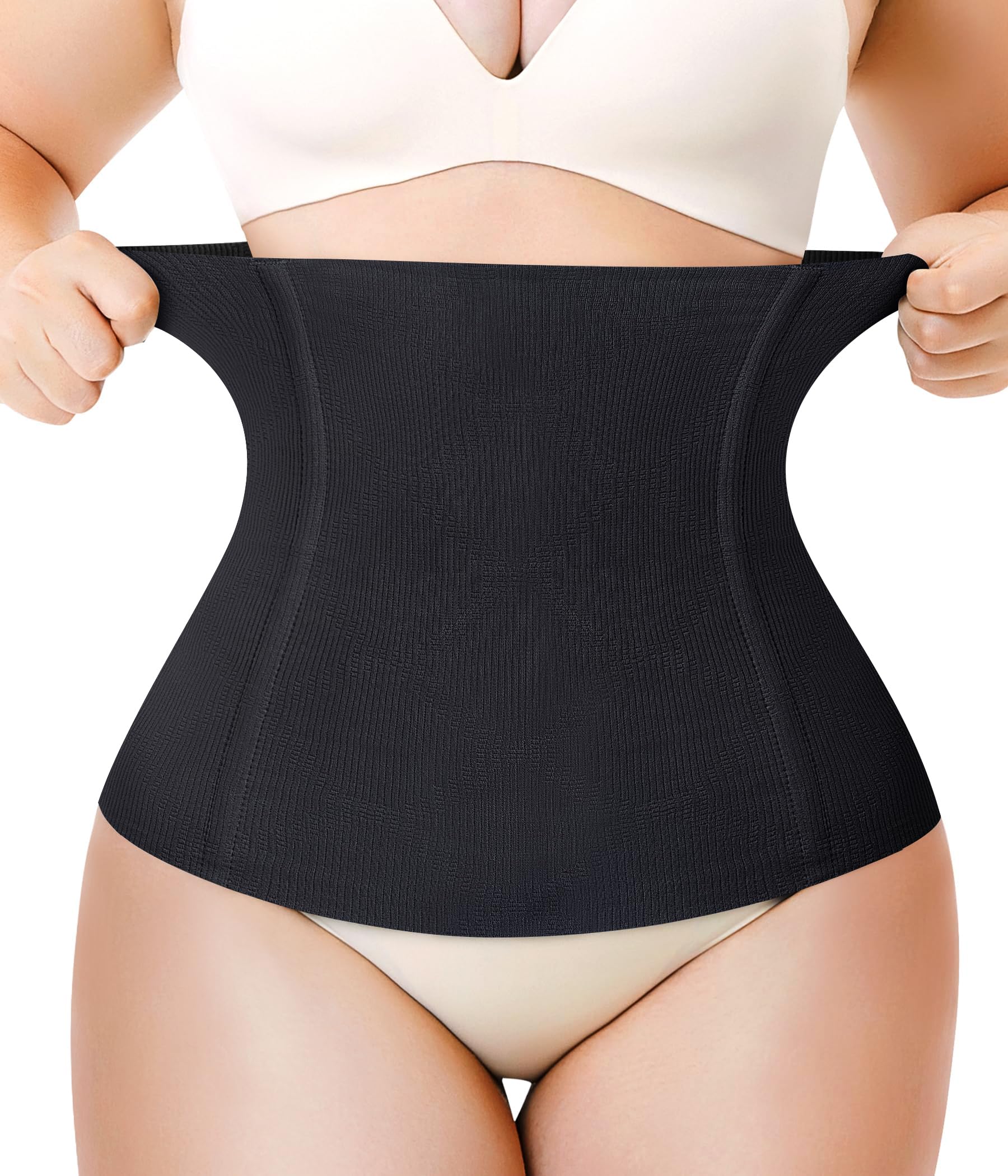Junlan Gaine Amincissante Ventre Plat Femme Corset Minceur Waist Trainer Sport Body Gainant Invisible Ventre Plat Ceinture Abdominale Gainante Femme Apres Accouchement