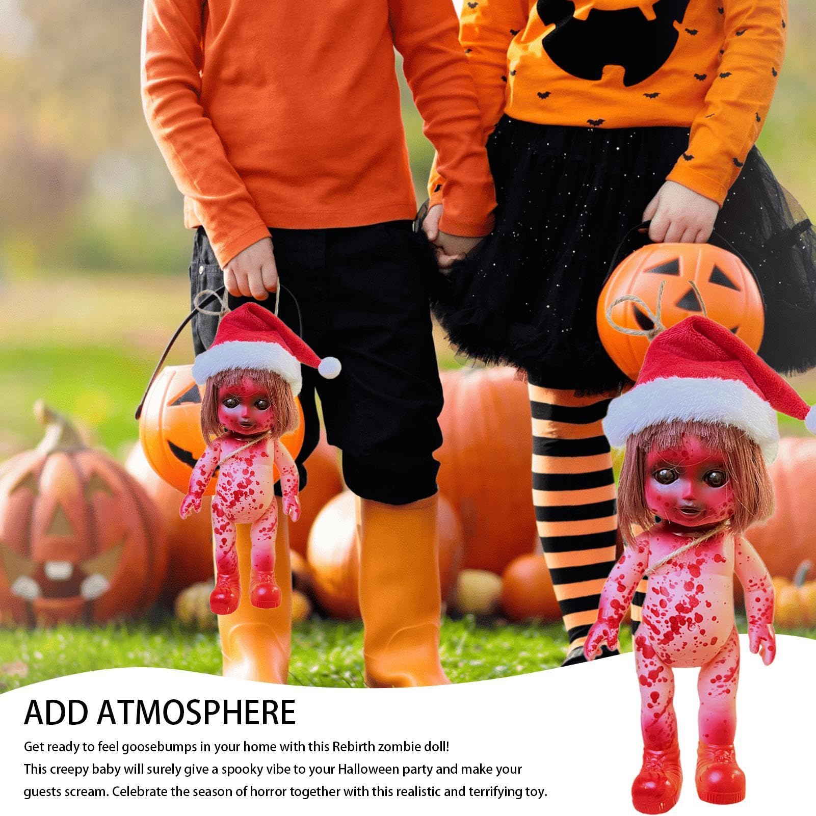Amazon.co.jp: 生まれ変わるゾンビ人形-恐ろしい幽霊のお化け人形