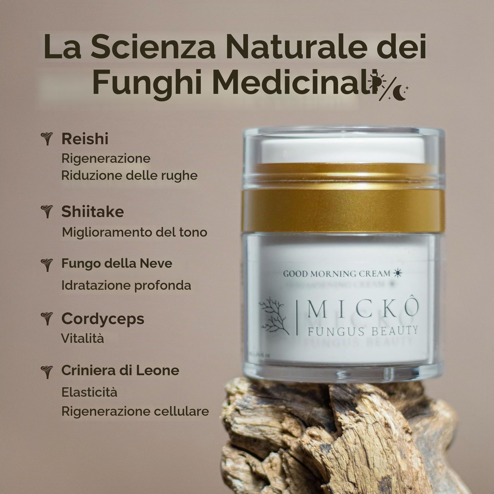 MICKÔ Set Creme Viso Donna e Uomo, Crema Giorno Idratante con Niacinamide, Bakuchiol e Vitamina C, SPF30, Crema Giorno Antirughe Coreana, Crema Notte al Retinolo per Macchie, Confezione 50ml