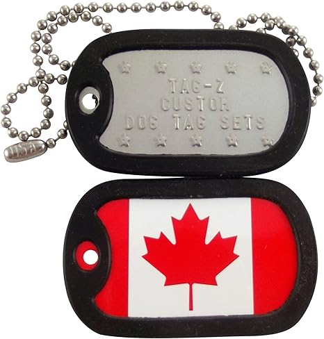 Custom canadian dog tags Clearance