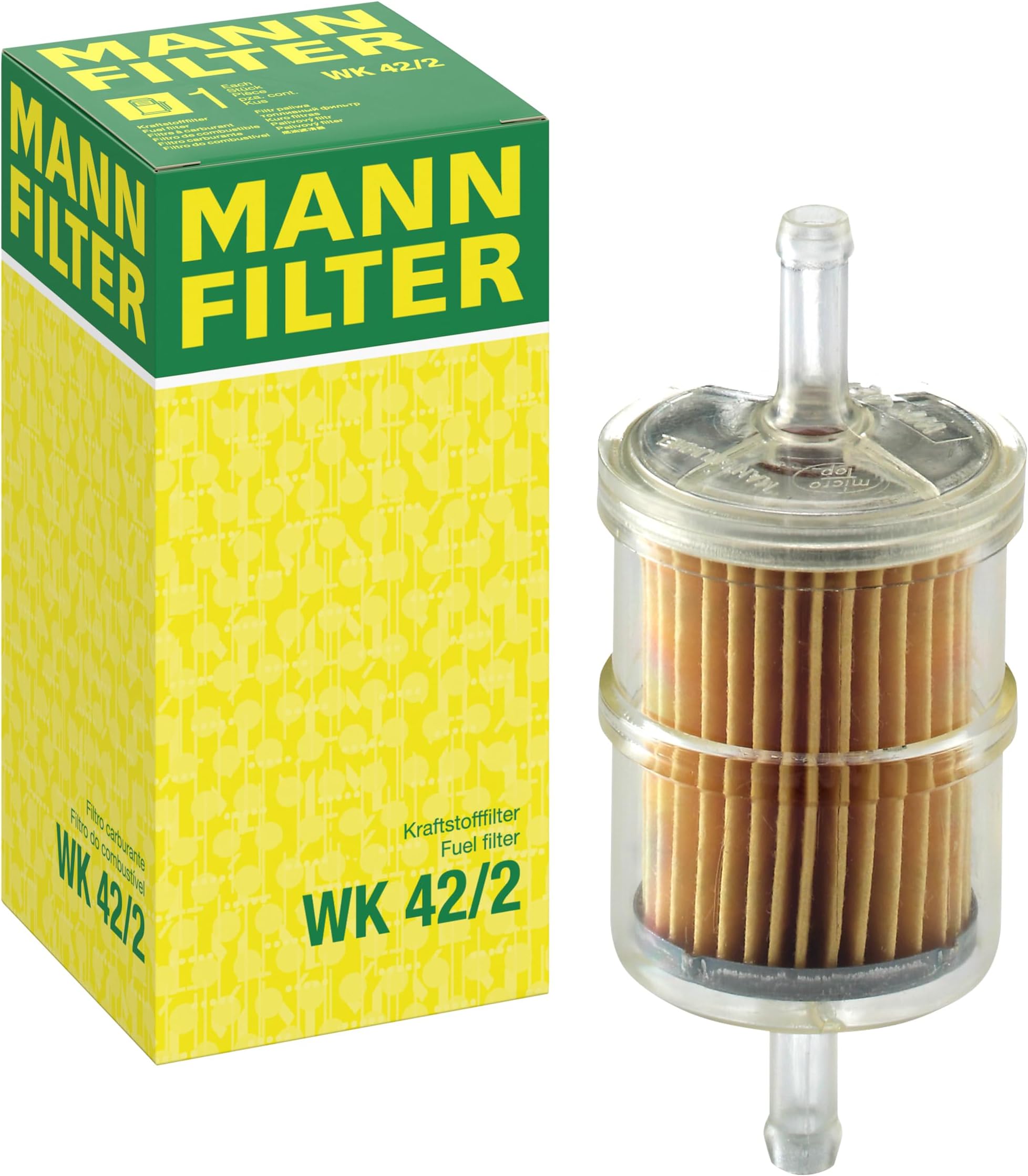 MANN-FILTER Original Fuel filter WK 42/2 – For Passenger Cars