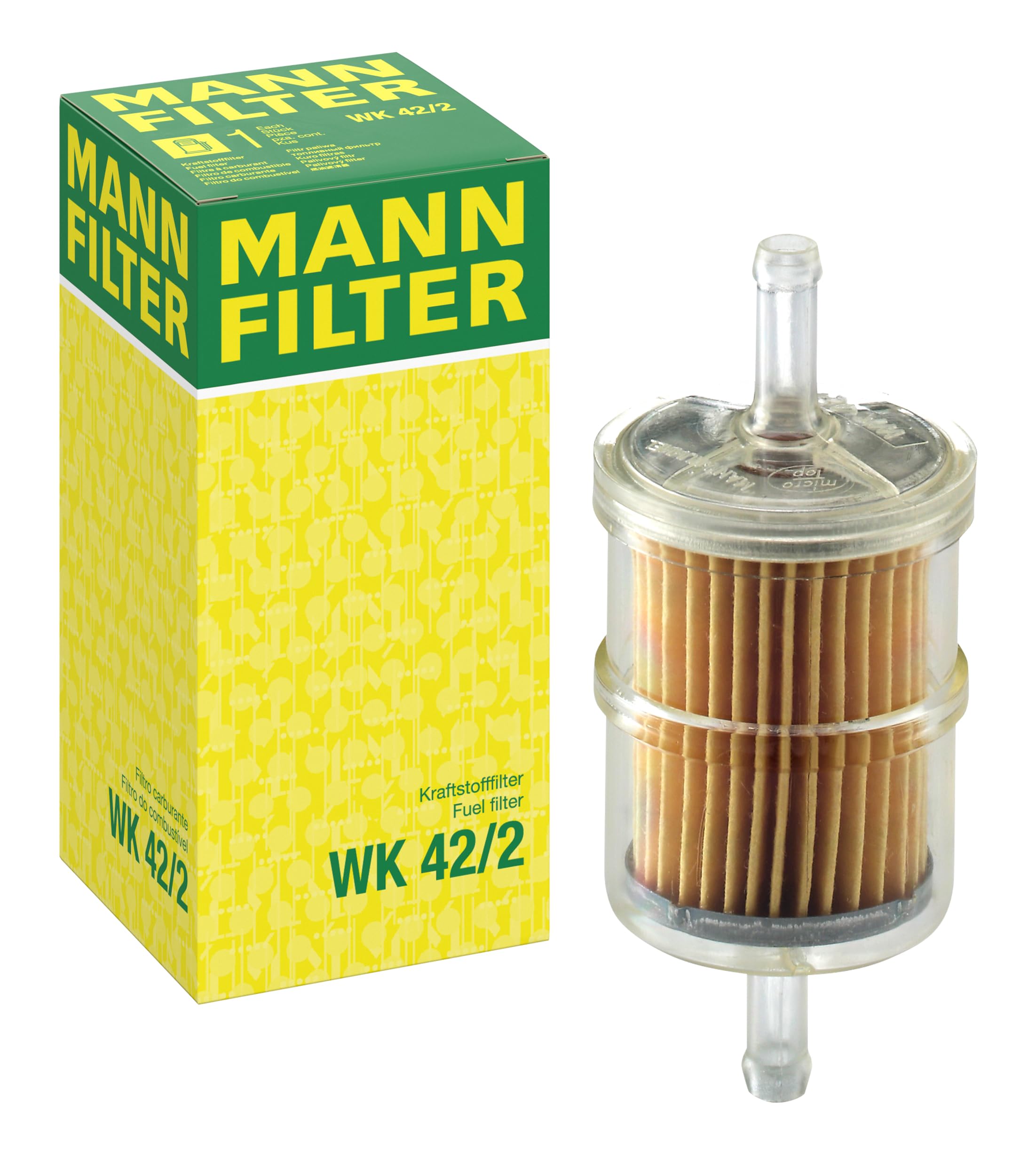 MANN-FILTER Original Fuel filter WK 42/2 – For Passenger Cars