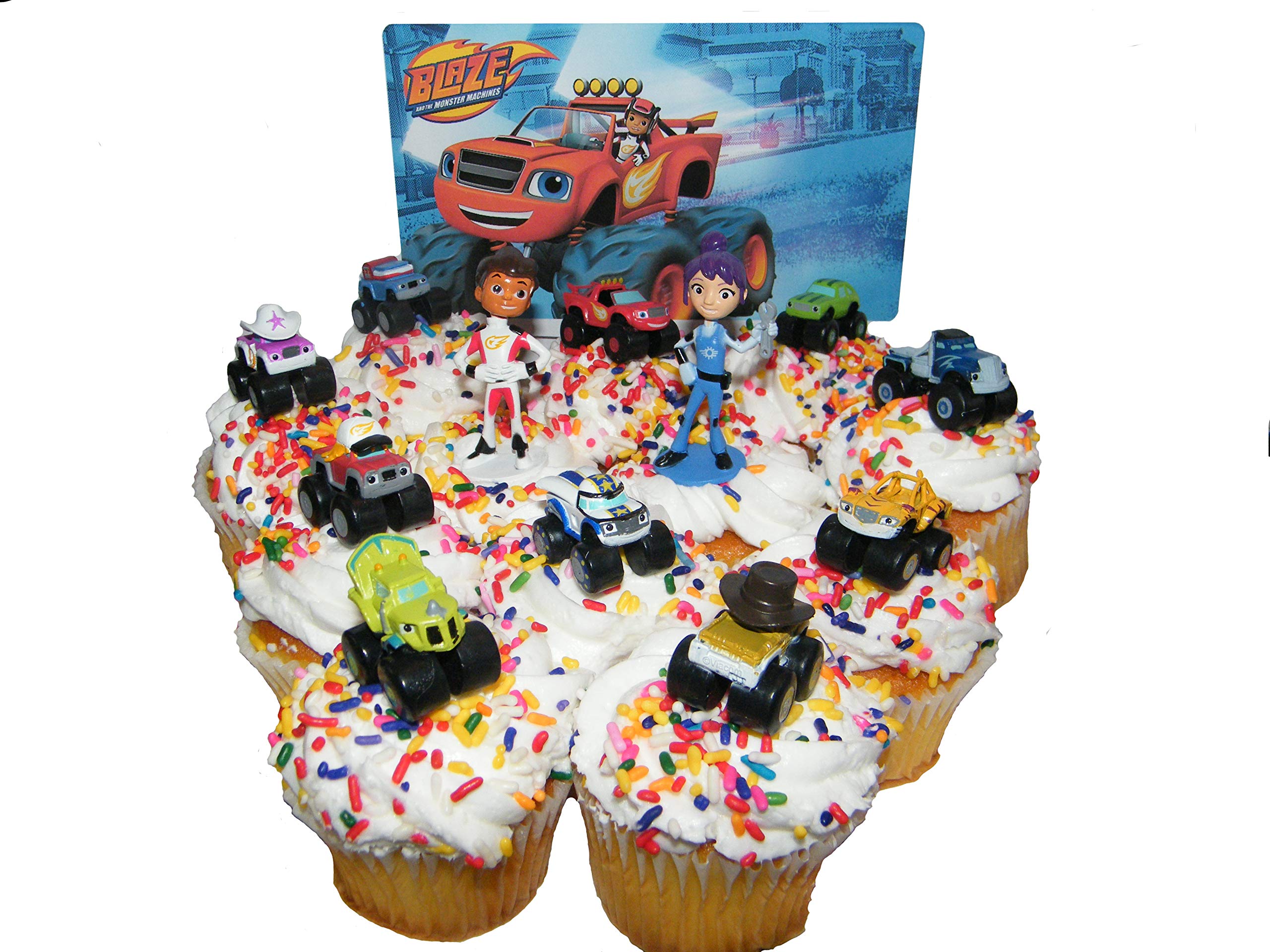Buy PARK AVE Blaze And The Monster Machines Birthday Deluxe Mini Cake 