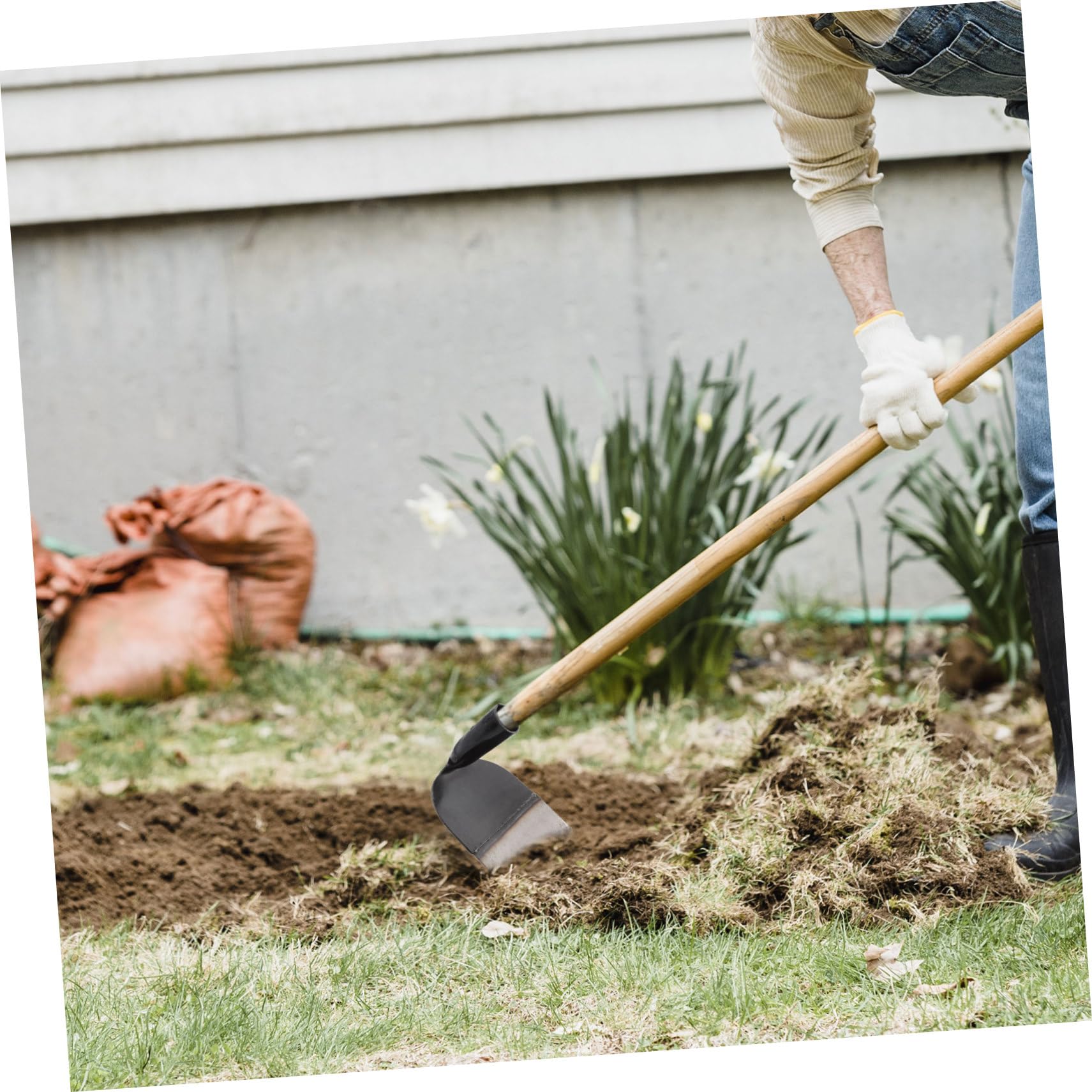 Hemobllo Attrezzo da Giardino Manuale Robusto in Acciaio Inox per Diserbo | Lavori di Giardinaggio e Orto, Resiste alla Ruggine, Non Si Deforma, Accessori per Amici Appassionati