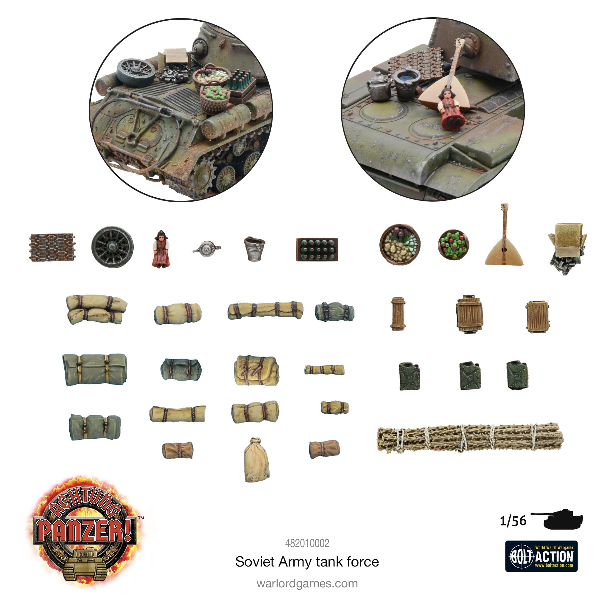 Warlord Games Tiger I Ausf. E – Maquette Plastique 1/56 (28 Mm) – Char Allemand WWII Non Assemblée – Pour Jeux De Table Et Collectionneurs