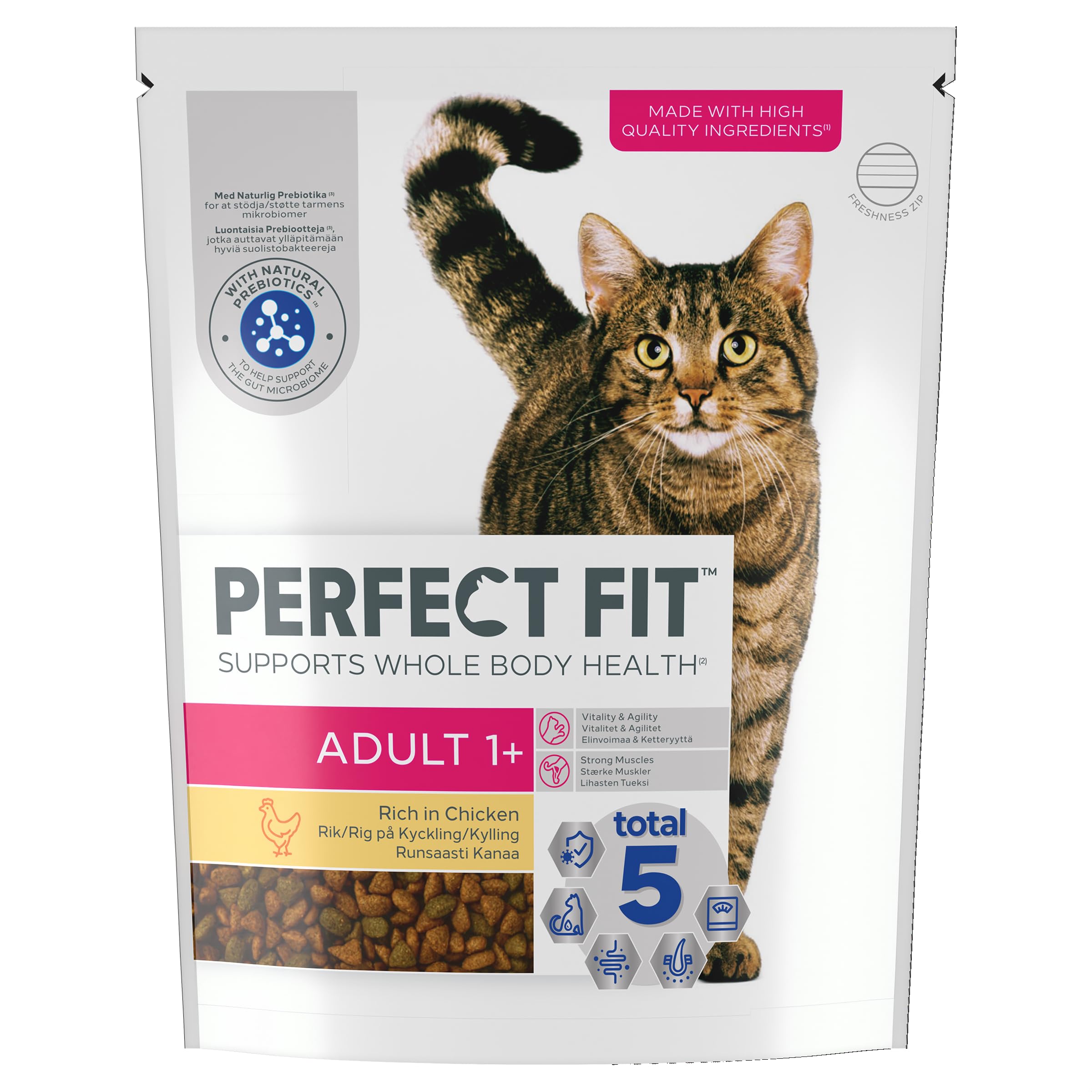 PERFECT FIT Cat Complete Dry Adult 1+ Chicken 750g