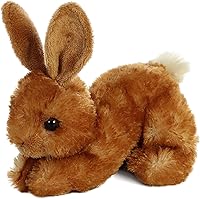 Aurora Mini Flopsie Bitty Bunny 8" Brown Stuffed Animal Plush - Adorable Floppy Rabbit for Kids, Toddlers, Adults & Collectors