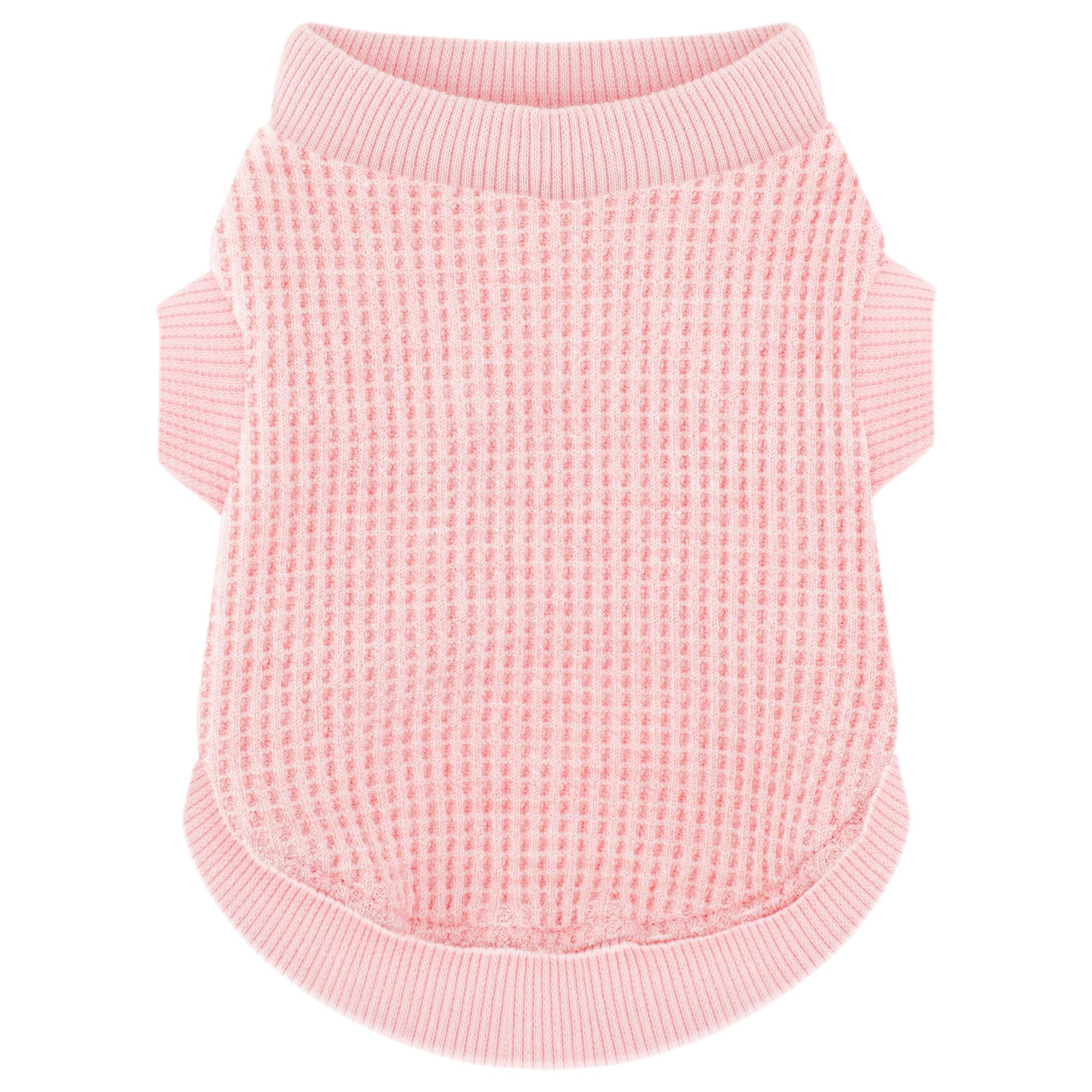 Cozy and Functional Dog Shirts for Small Puppies: Stretchable Pink Attire with Easy-On Design, Ideal for Chihuahuas and Yorkies - Enhance Comfort and Playfulness on Chill Days Small