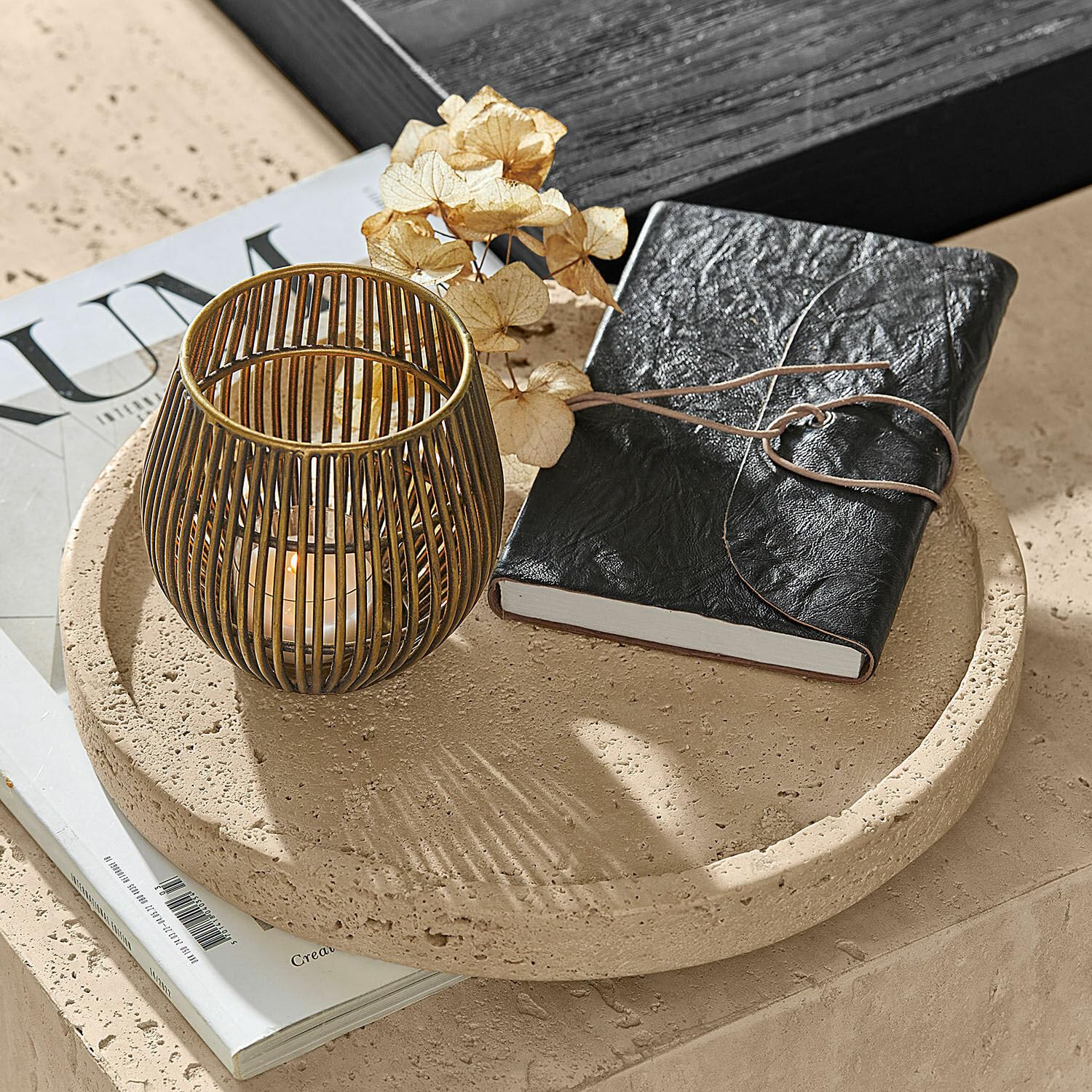 LOBERON Tablett Caleneuve, beige