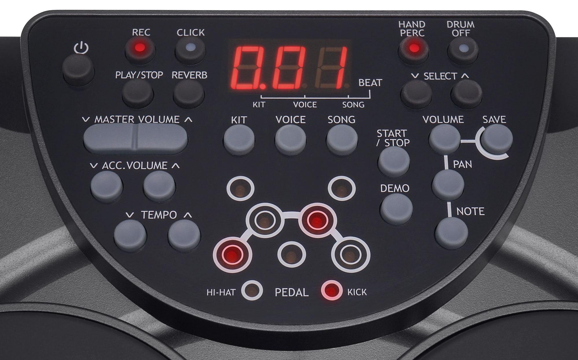 XDrum DD-200DG batterie électrique pad de percussion noir