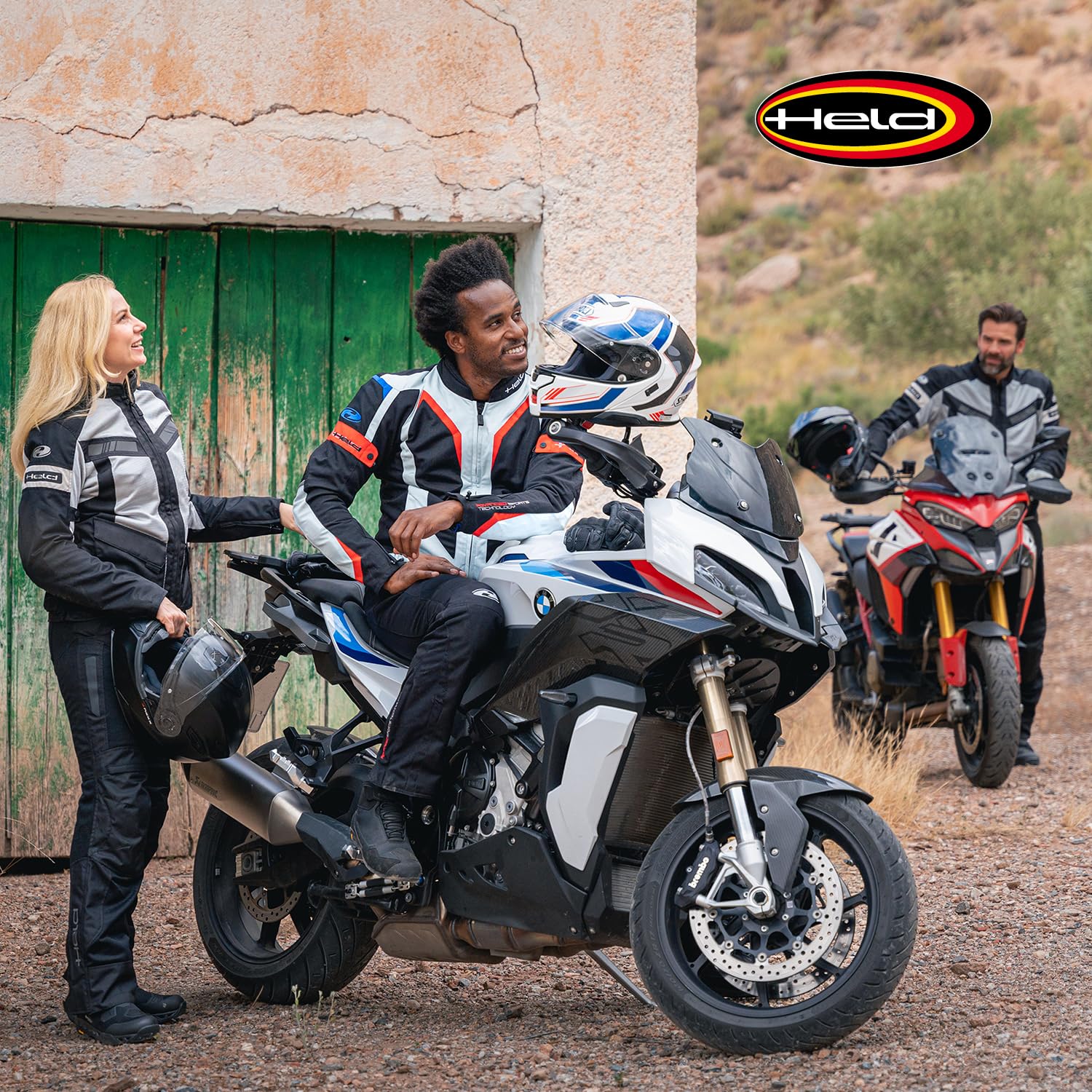 Held Herren Sonic II Mesh Motorrad Textiljacke Motorradjacke (1er Pack)