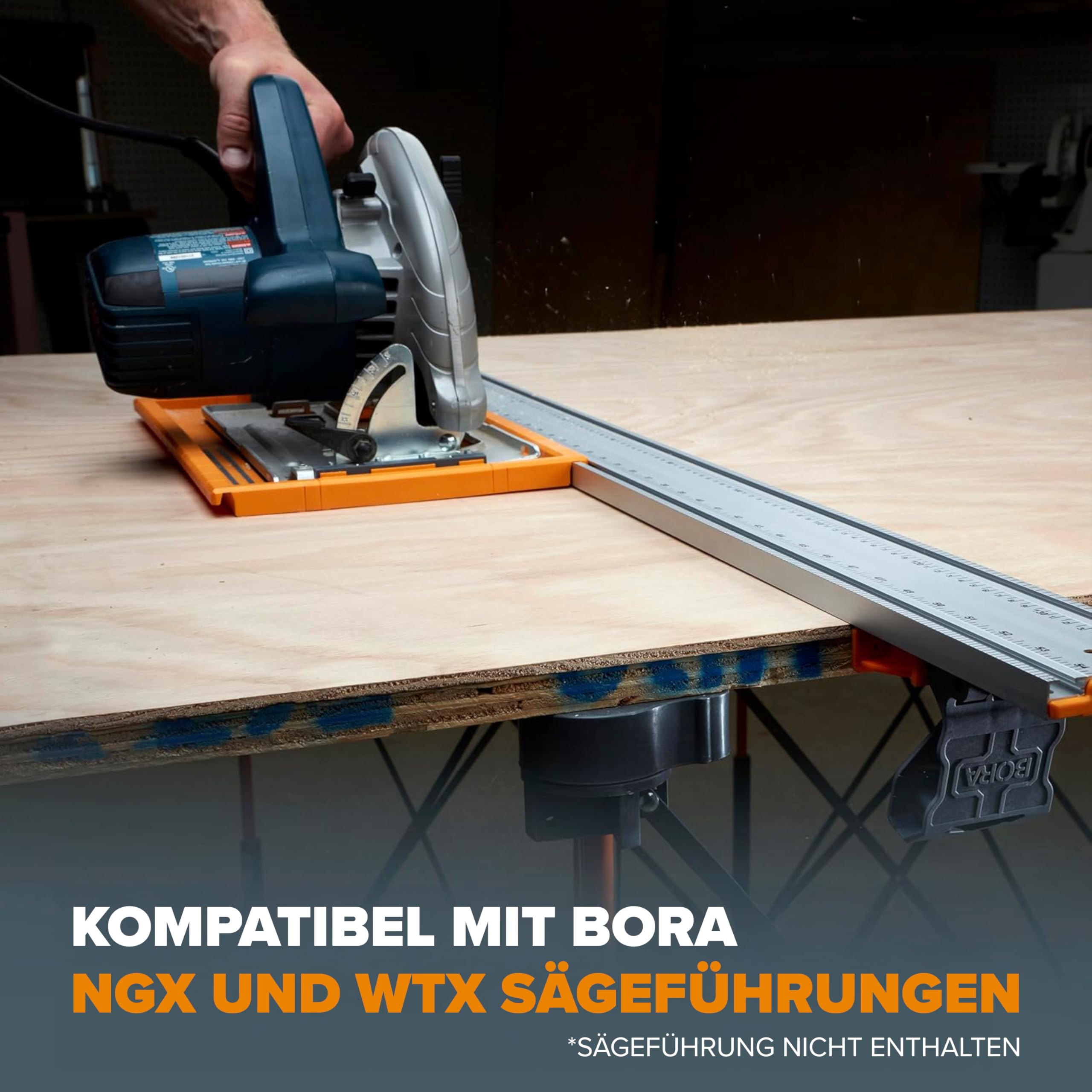 BORA Schienenklemmen 2er Pack - Für WTX & NGX Sägeführungssysteme