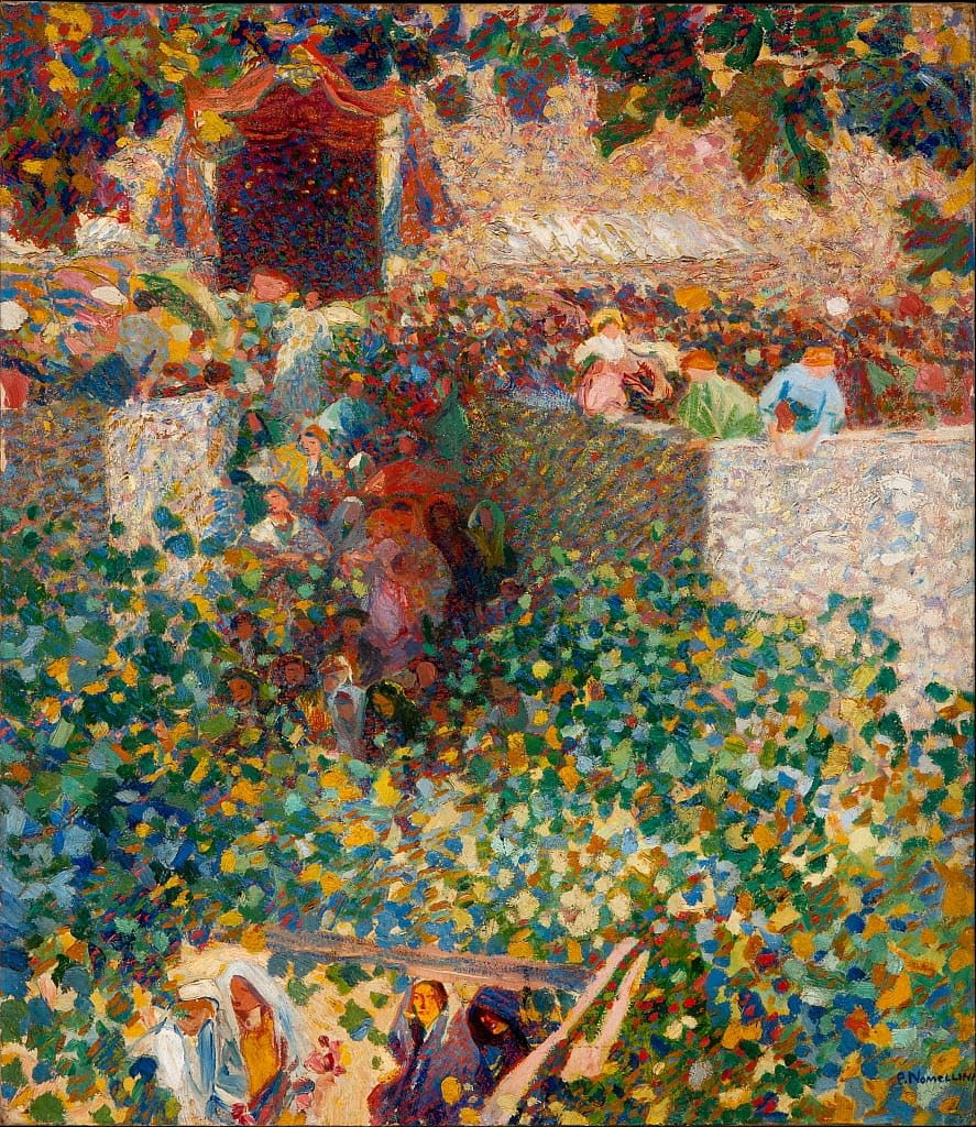 Impression d'affiches Plinio Nomellini affiche toile portrait décoration murale 60x90cm