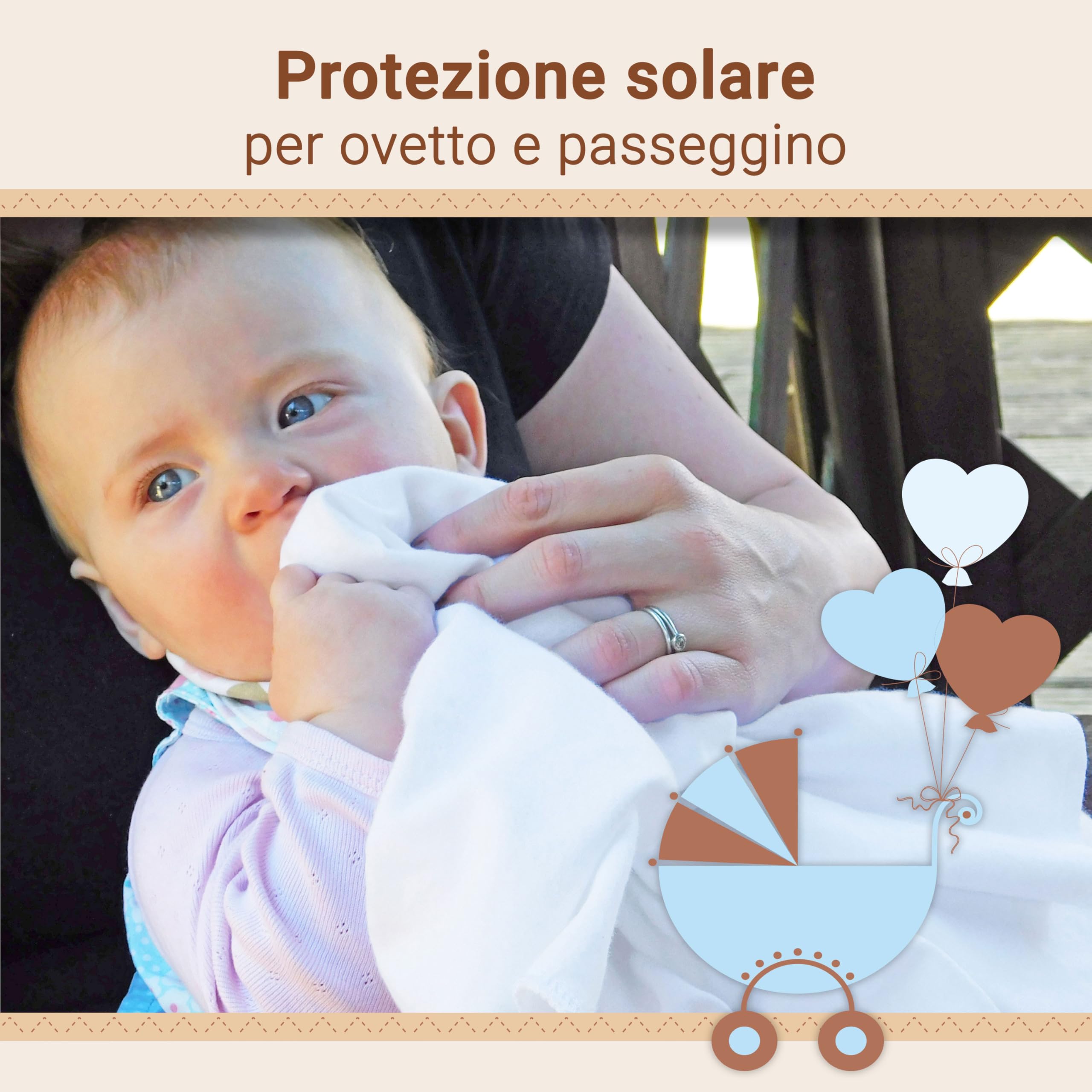 ZOLLNER 5 Mussole in 80x80 cm - cotone - fasciatoio super assorbente - morbido e riscaldante - lavabile a 95°C - bianco naturale - Certificato OEKO-TEX (R)